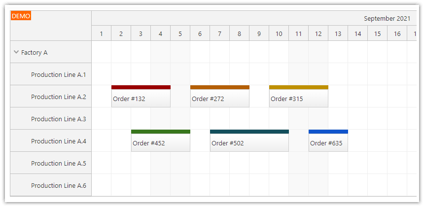 Angular 12 Scheduler Quick Start Project