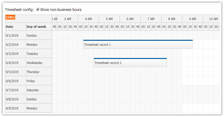 Angular 8 Timesheet Quick Start Project