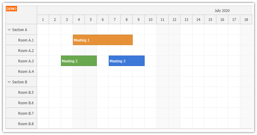 Angular 10 Scheduler Quick Start Project