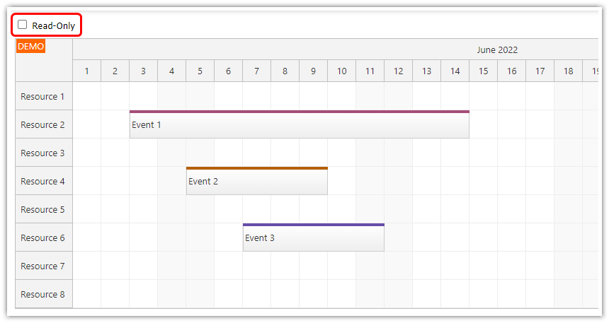 Angular Scheduler: Read-Only and Edit Mode Switching