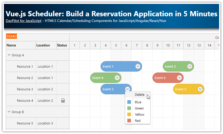 Vue Scheduler: Build a Reservation Application in 5 Minutes