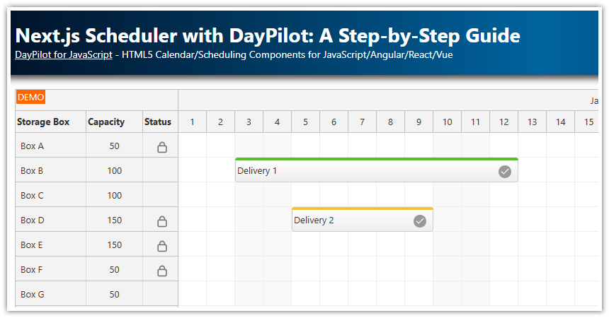 Next.js Scheduler with DayPilot: A Step-by-Step Guide
