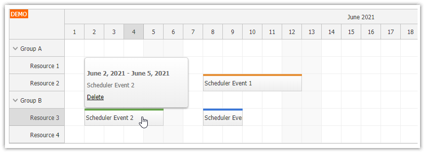 Angular Scheduler: Dynamic Tooltip