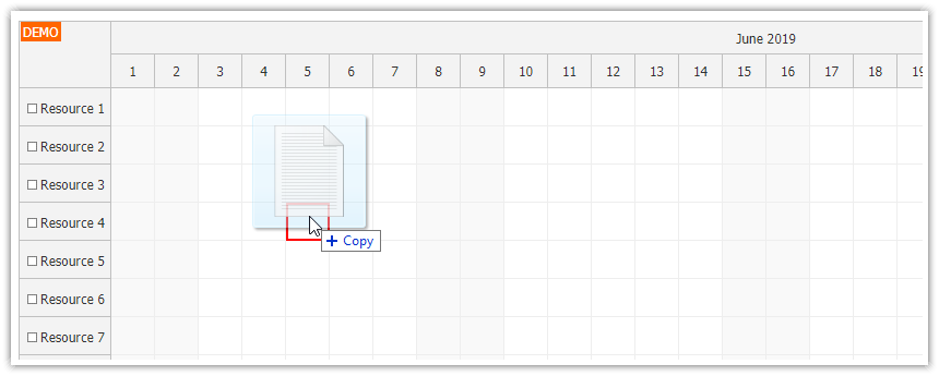 JavaScript Scheduler: Dragging Files and Other Items from Desktop