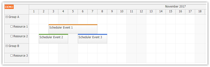 Angular 5 Scheduler Quick Start Project