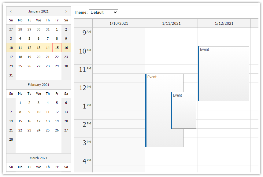 DayPilot Code Scheduling Tutorials And Source Code