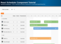 React Scheduler Component Tutorial
