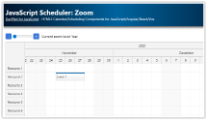 JavaScript Scheduler: Zoom (Open-Source)