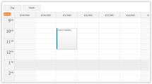 Event Calendar Widget for JavaScript/PHP