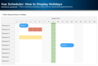 Vue Scheduler: How to Display Holidays