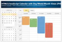 Open-Source HTML5/JavaScript Calendar with Day/Week/Month Views (PHP, MySQL)