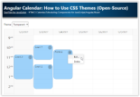 Angular Calendar: How to Use CSS Themes (Open-Source)