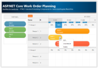 ASP.NET Core Work Order Scheduling (JavaScript, C#, Entity Framework, .NET 8)
