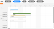 React Scheduler: Full Screen Layout
