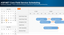 ASP.NET Core Field Service Scheduling: Tasks, Routes, and Travel Time