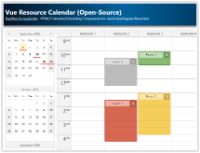 Vue Resource Calendar (Open-Source)