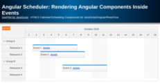 Angular Scheduler: Rendering Angular Components Inside Events
