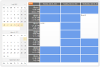 ASP.NET Timetable with Custom CSS Theme (C#, VB.NET)