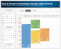 Next.js Resource-Scheduling Calendar (Open-Source)