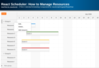 React Scheduler: How to Manage Resources