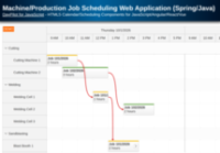 Tutorial: Machine/Production Job Scheduling Web Application (Spring/Java)