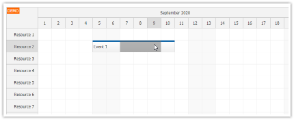 JavaScript Scheduler: Use Shift+Drag to Start Selection over Events