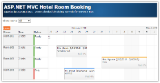 ASP.NET MVC Hotel Room Booking