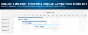 Angular Scheduler: Rendering Angular Components Inside Events