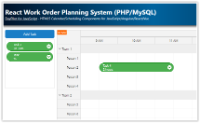 React Work Order Planning System (PHP/MySQL)
