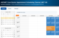 ASP.NET Core Doctor Appointment Scheduling Tutorial (.NET 10)