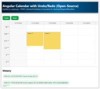 Angular Calendar with Undo/Redo (Open-Source)