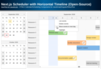 Next.js Scheduler with Horizontal Timeline (Open-Source)
