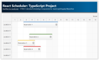React Scheduler: TypeScript Project