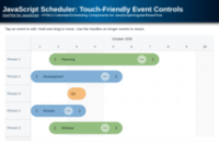 JavaScript Scheduler: A Guide to Touch and Mobile Support