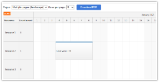 JavaScript/HTML5 Scheduler PDF Export (Paged by Resources)