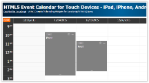 HTML5 Event Calendar for Touch Devices - iPad, iPhone, Android (PHP, JavaScript)