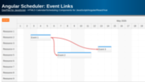 Angular Scheduler: Event Links