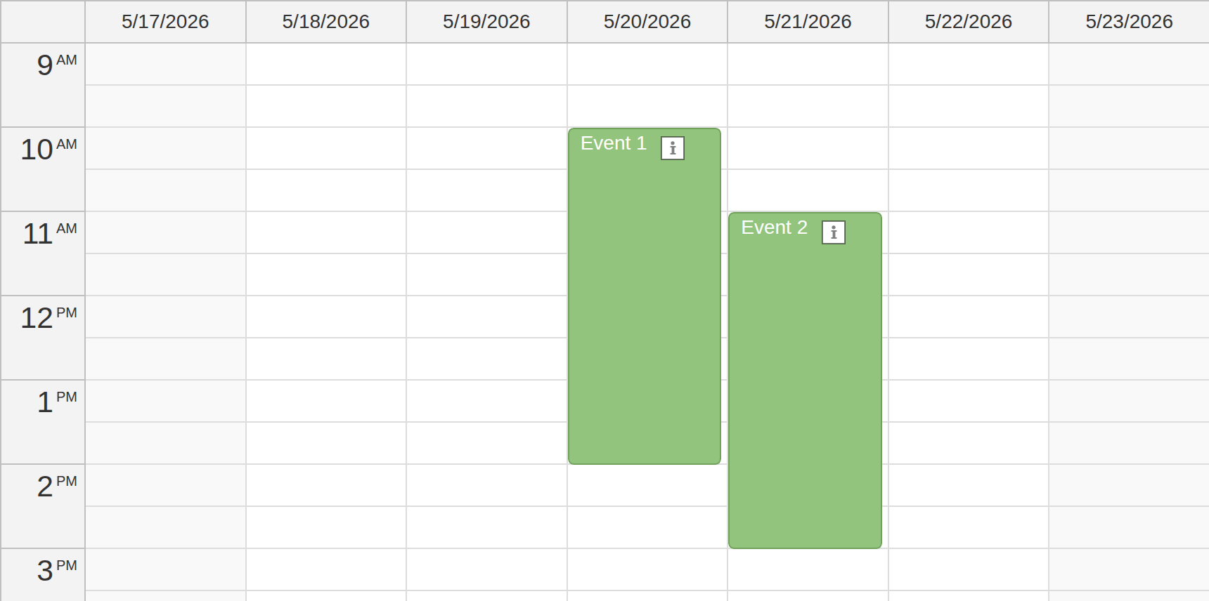 react calendar event icon jsx component
