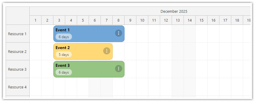 Vue Scheduler Open-Source - Setting Per-Event Background Color