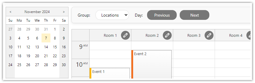 Open-Source React Resource Calendar with Editable Columns