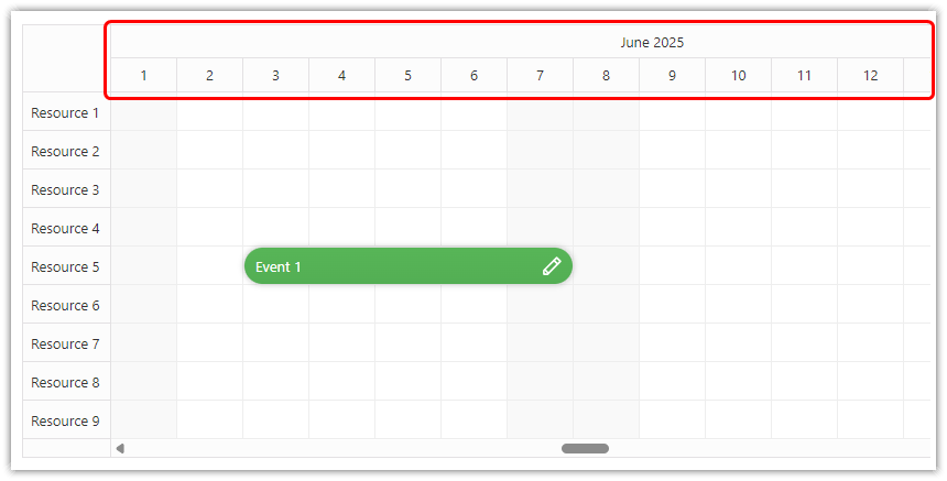 React Scheduler with Horizontal Timeline (Open-Source) - Timeline Configuration React Scheduler with Horizontal Timeline (Open-Source) - Timeline Configuration