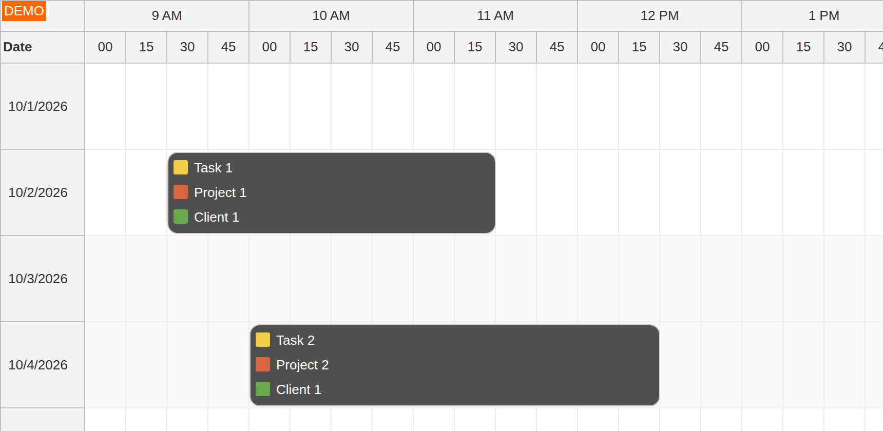 How to Display Project and Client Information on Timesheet Records