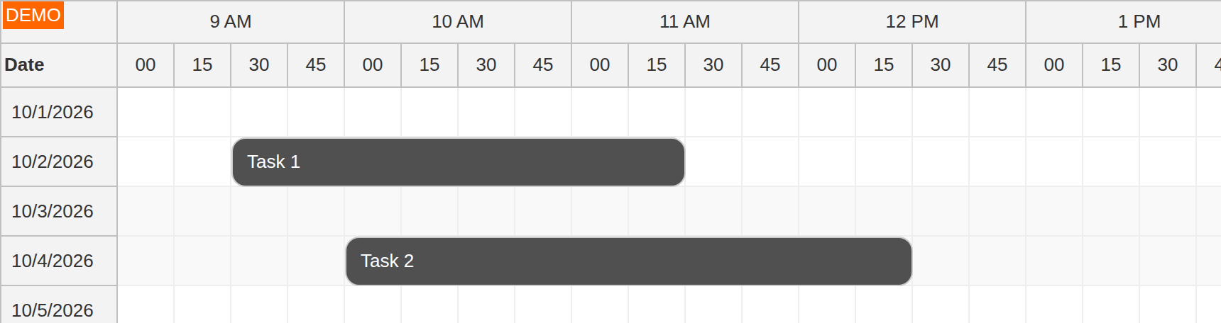 How to Style the Vue Timesheet using CSS