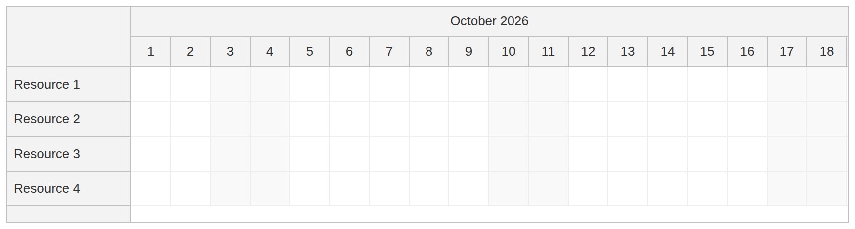 current month