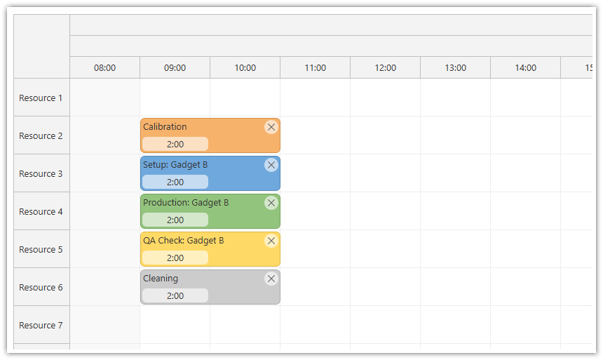 Open-Source Angular Scheduler - Event Types