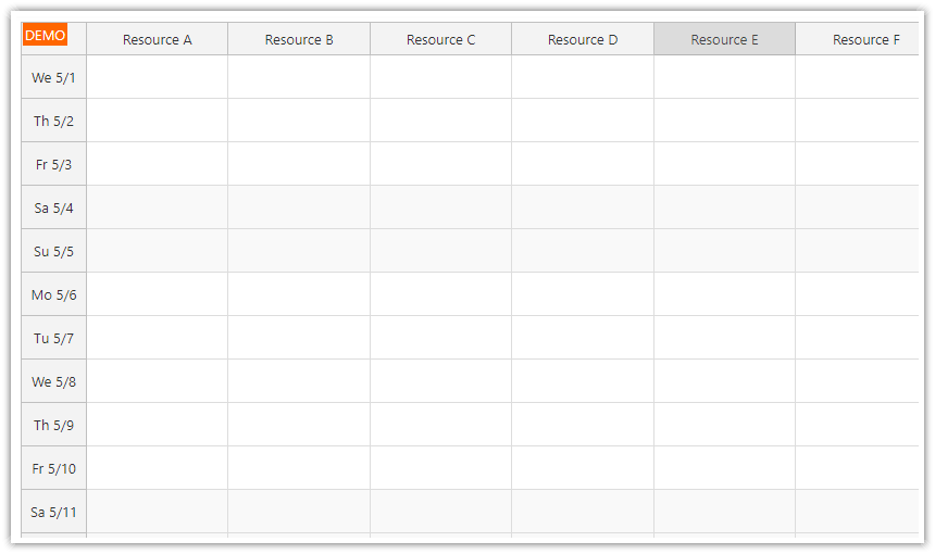 React Scheduler Vertical Timeline Scale Customization React Scheduler Vertical Timeline Scale Customization