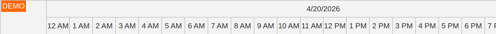 react scheduler component initialization