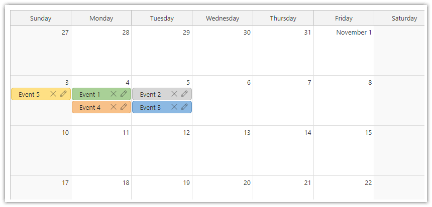 Creating Month View in Open-Source Vue Calendar