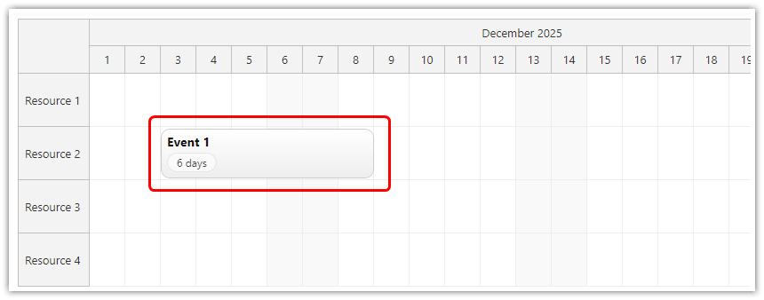 Vue Scheduler Open-Source - Rendering Custom Event Content using Vue Templates