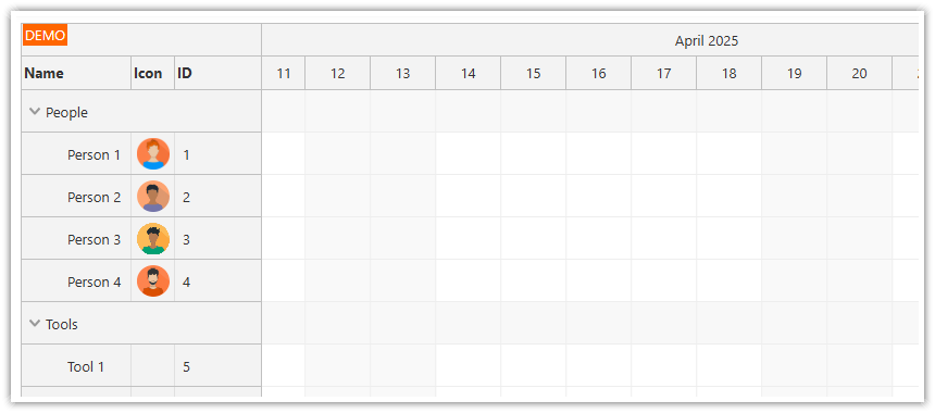 Configure the Scheduler Rows and Load Resources from the Database Configure the Scheduler Rows and Load Resources from the Database